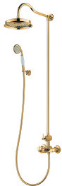 Omnires AM5244/6GL AM5244/6GL ARMANCE termostatyczny system prysznicowy natynkowy złoty