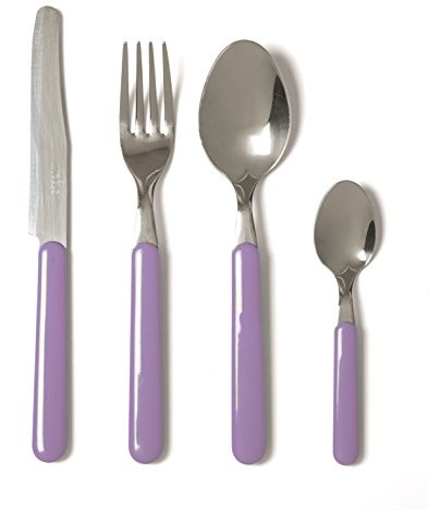 Colorlife Color Life zestaw sztućców 24-częściowy Fashion Fioletowy 48516
