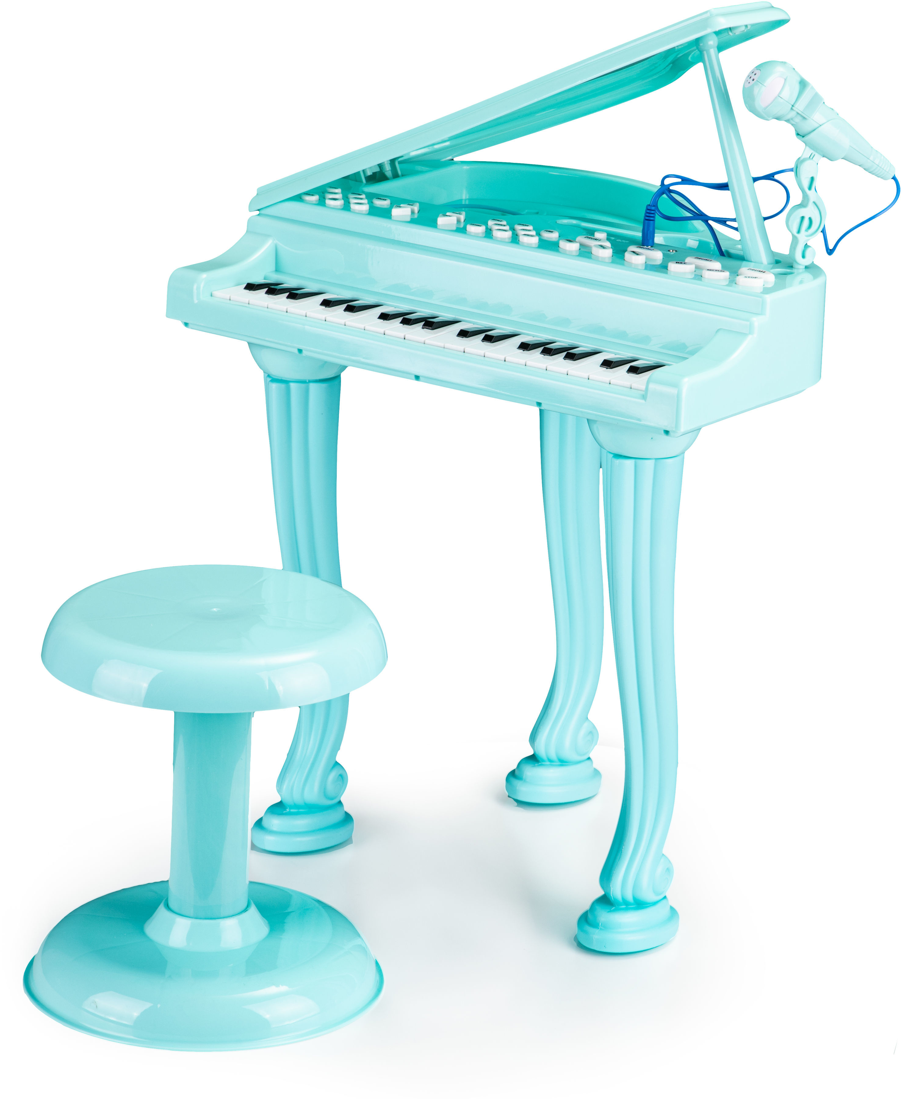 fortepian organki keyboard pianino z mikrofonem mp3
