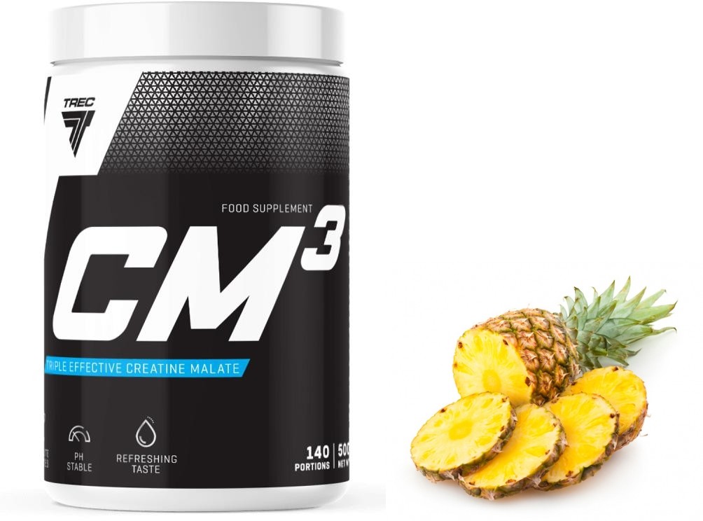 Trec CM3 Powder (jabłczan kreatyny TCM) 500g ananas