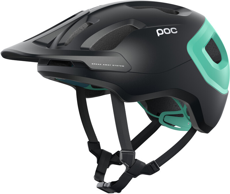 POC Axion Spin Kask, uranium black/fluorite green matt XL/XXL | 59-62cm 2021 Kaski MTB PC107328341XLX1