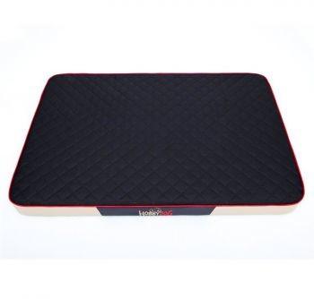 Hobbydog Legowisko dla psa 100x67x8 cm Czarny z beżem LMPRCKB7