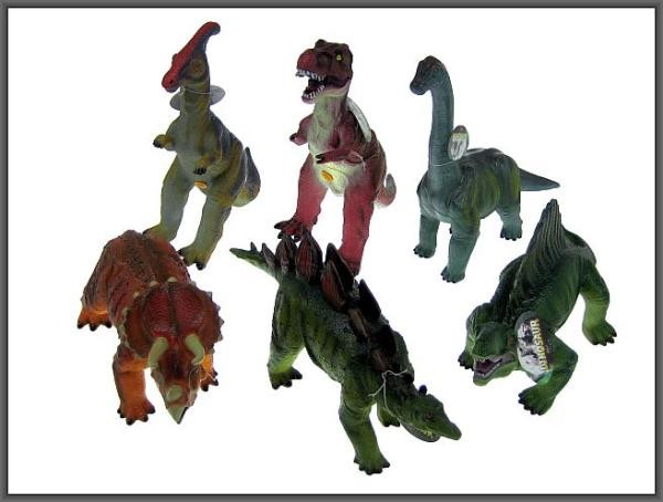 Hipo Dinozaur 40cm z dźwiękiem 6 wzorów 2899/IC