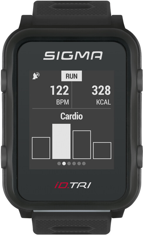 Sigma SPORT SPORT iD.TRI Zegarek sportowy Zestaw, black 2020 Pulsometry 24250