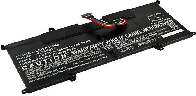 Cameron Sino Sony VAIO S11 VJ8BPS52 4500mAh 34.20Wh Li-Ion 7.6V CS-BPS13NB