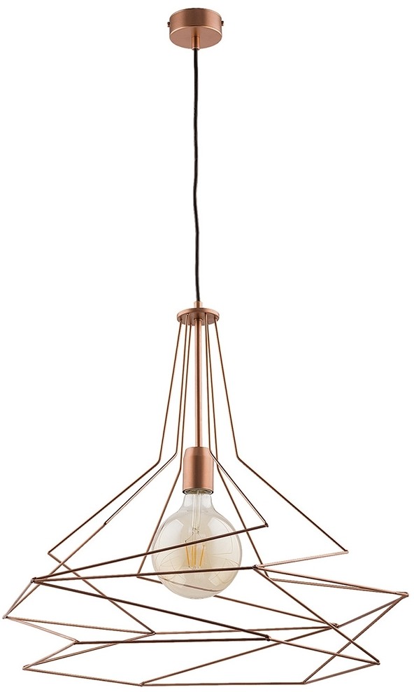 Jupiter 1655 - Żyrandol na lince ORO 1xE27/60W/230V miedź