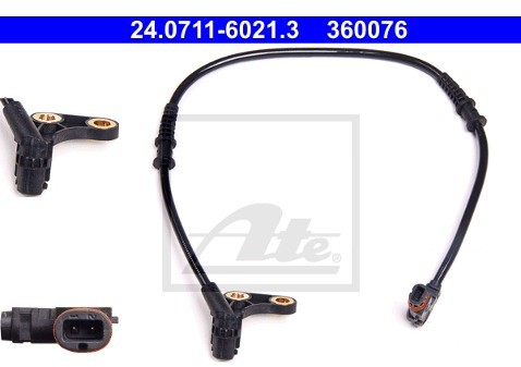 ATE Czujnik, prędkość obrotowa koła 24.0711-6021.3