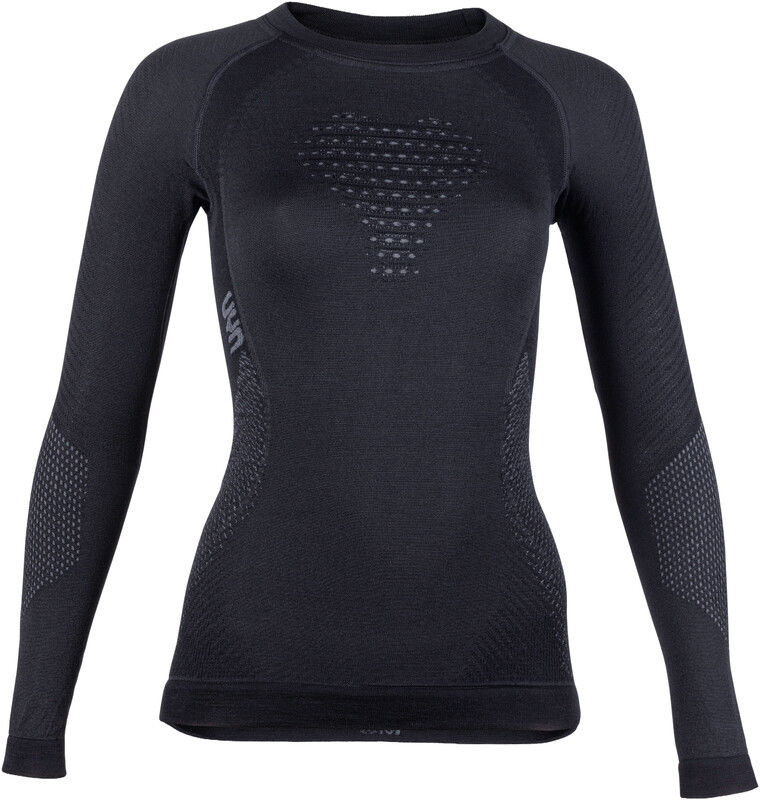 UYN Fusyon UW Koszulka z długim rękawem Kobiety, black/anthracite/anthracite S/M 2020 Koszulki bazowe do biegania U100025-B017-S/M