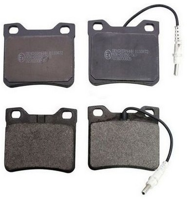 DENCKERMANN Zestaw klocków hamulcowych, hamulce tarczowe B110472