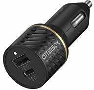 OtterBox OtterBox Podwójna szybka ładowarka samochodowa 30 W - USB-C 18 W PD + USB-A 12 W - czarna 78-52545