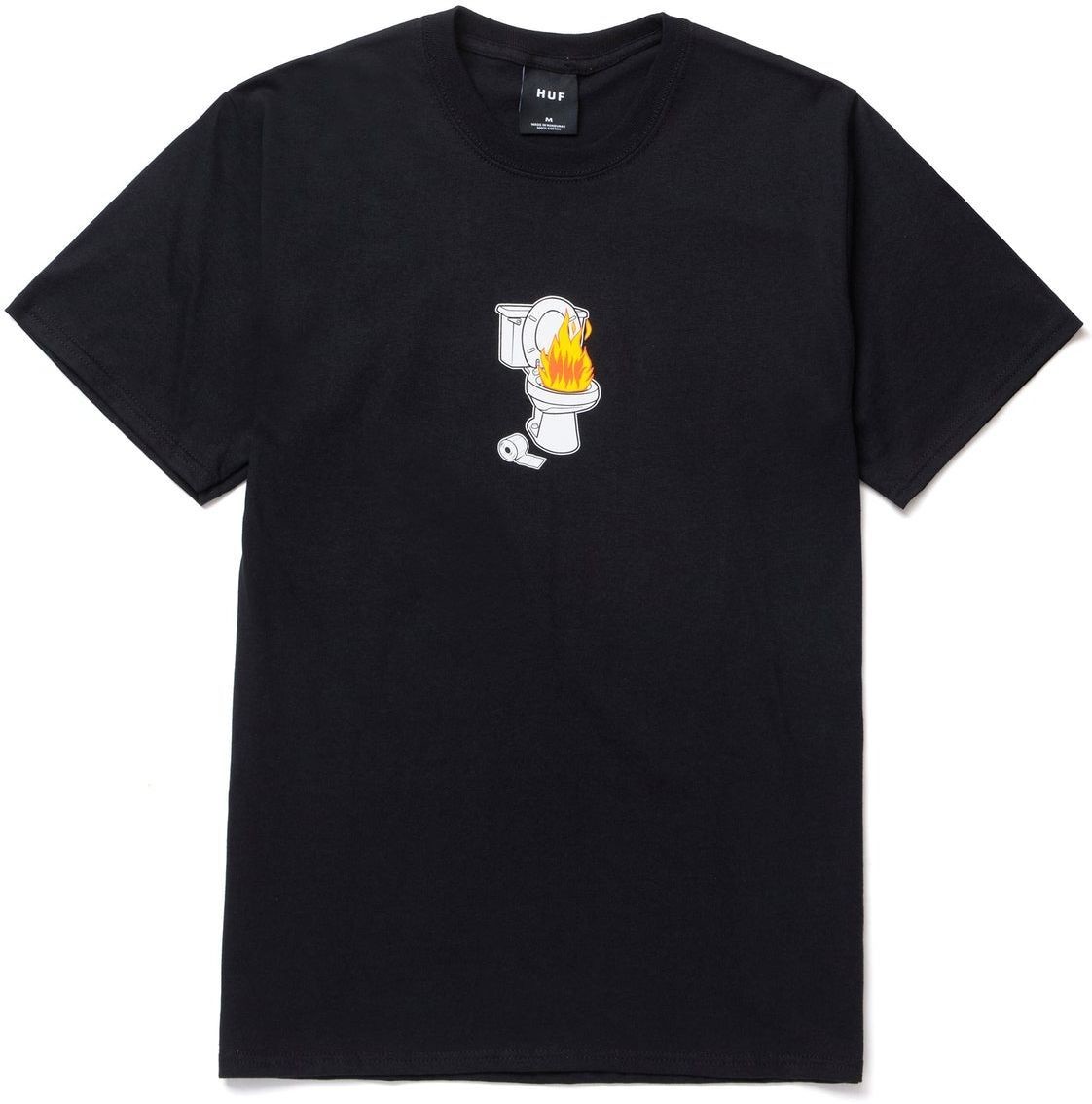 HUF t-shirt HUF HOT SHIT TEE Black