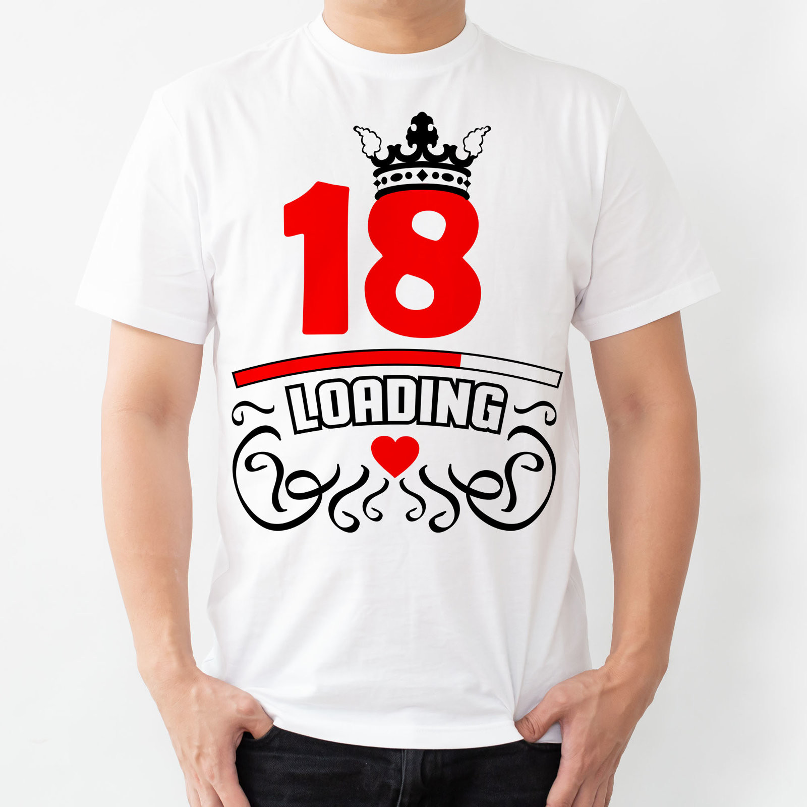 Poczpol 18 loading - koszulka na 18 urodziny 42594-A