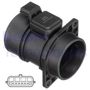 DELPHI Przepływomierz masowy powietrza AF10367-12B1 AF10367-12B1