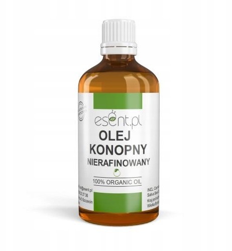 Olej Konopny nierafinowany, zimnotłoczony 100 ml