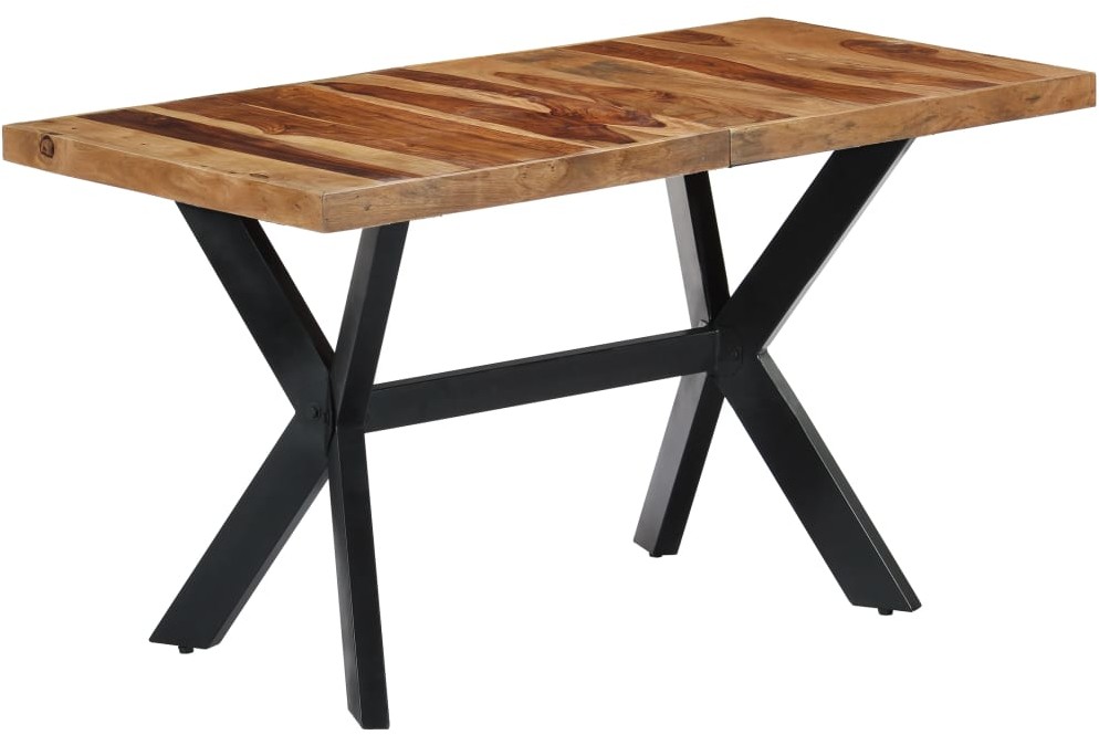 vidaXL Stół jadalniany, 140 x 70 x 75 cm, lite drewno sheesham