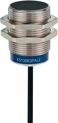 Schneider telemec anique czujniki xs530 b1pal2 XS5 indukcyjna czujnik, mosiądz, M30, długość 43 MM, 10 MM odstęp między włączająca, 12 VDC 24 VDC, przewód o długości 2 m XS530B1PAL2
