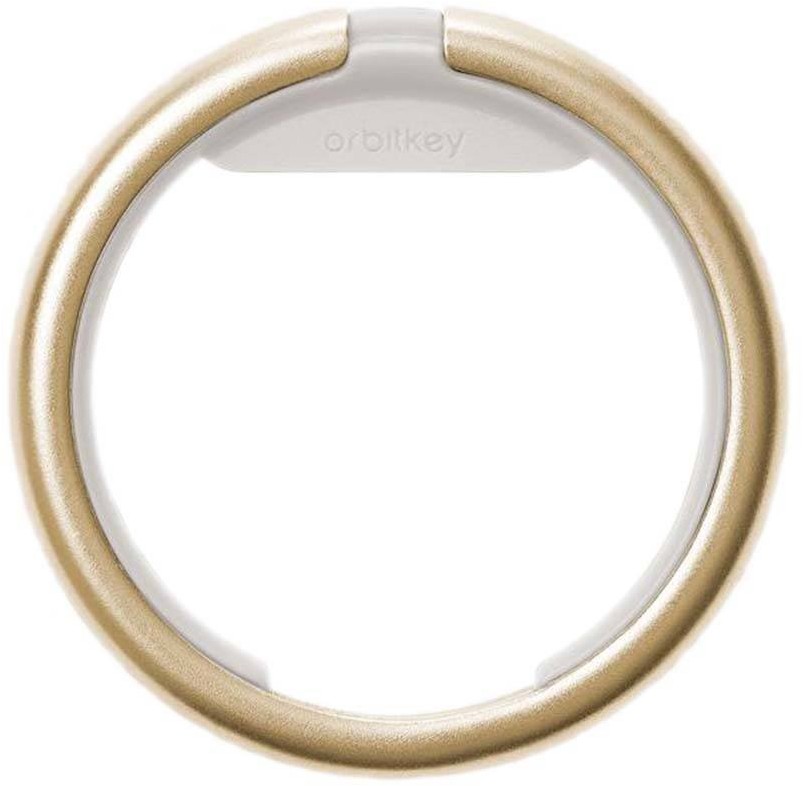 Orbitkey Uchwyt pierścień do kluczy Orbitkey Ring - yellow gold RNG-YGST