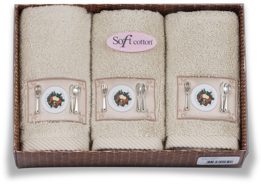 Soft Cotton Ręczniki kuchenne KITCHEN Beżowy 80779