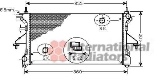 VAN WEZEL 40002309 chłodnica, chłodzenie silnika 36_40002309