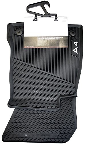 Audi AUDI 8 W1061501041 dywaniki do użycia w każdych warunkach przód, czarny, 2 sztuki 8W1061501041