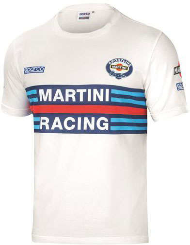 Sparco Koszulka t-shirt męska Martini Racing white 01274MRBI1S