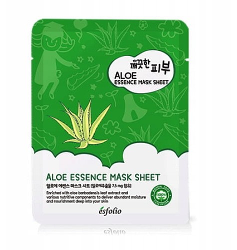Koreańska Nawilżająca maska Aloe Esfolio