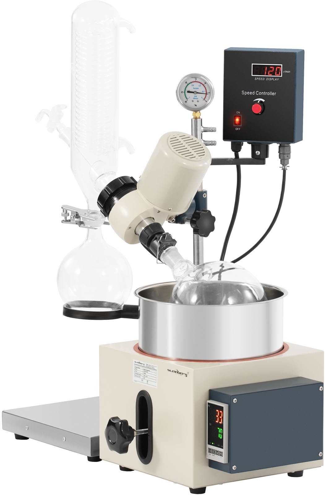 Steinberg Systems Wyparka próżniowa 1 l kolba odbieralnikowa SBS-RV-2000