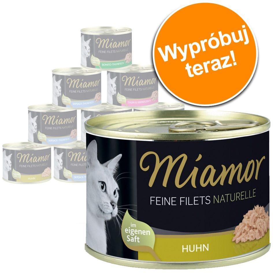 Miamor Feine Filets Naturelle, 24 X 156 G - Pakiet Mieszany