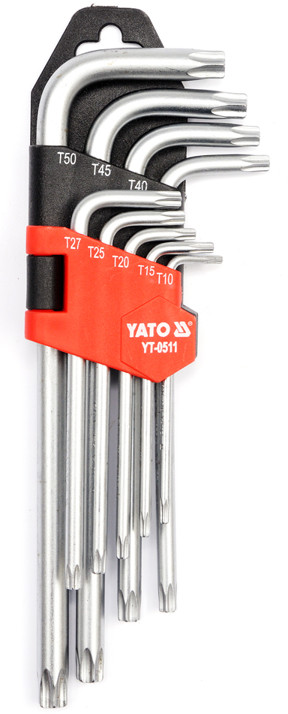 Yato Klucze imbus torx t10-t50, 9 cz. YT-0511