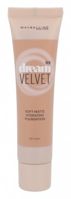 Maybelline Dream Velvet podkład 30 ml dla kobiet 40 Fawn