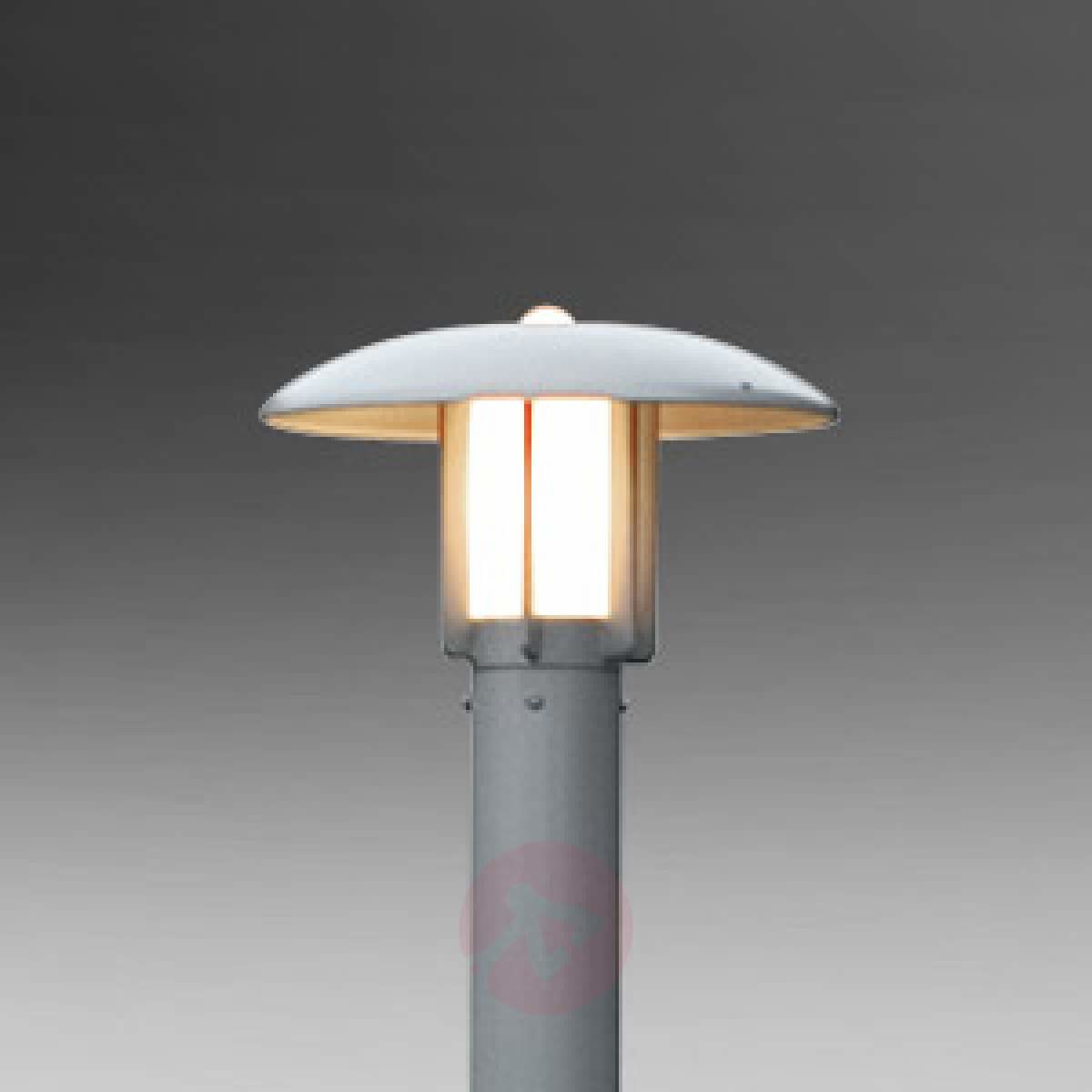 Konstsmide Pokryta srebr lakierem lampa masztowa HEIMDAL