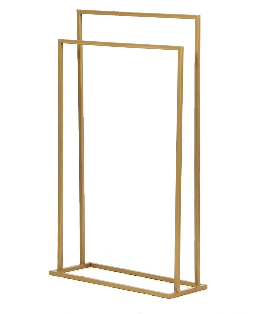 Lumarko Dea gold stojak na ręczniki 21x45xh84cm h75cm HTWM4172 20 Mondex