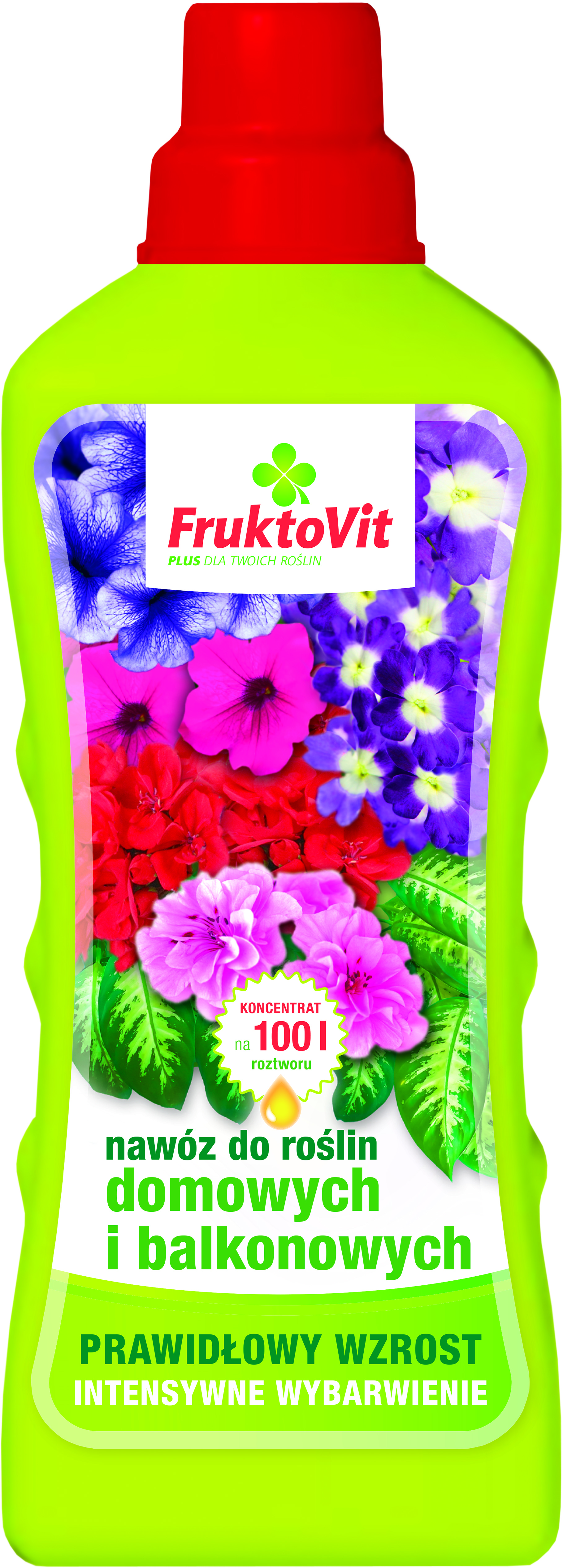 Fruktovit Plus Nawóz płynny do roślin domowych i balkonowych butelka 1,1 kg