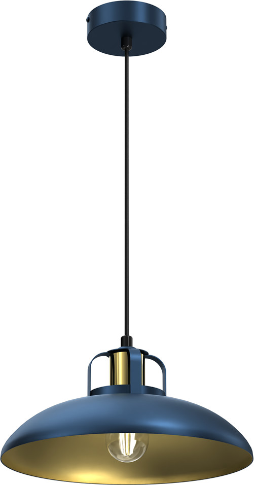 Milagro Lampa wisząca FELIX NAVY BLUE/GOLD 1xE27 MLP7714