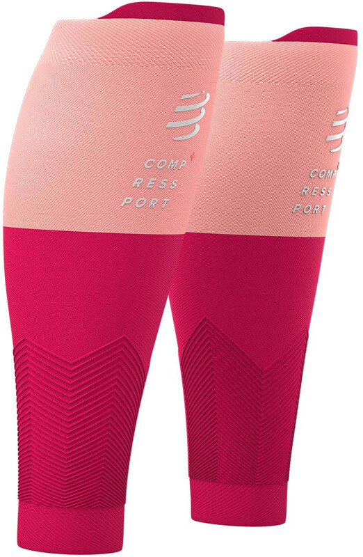 CompresSport R2V2 Opaski na łydkę, pink T3 | 38-42cm 2020 Zimowe ocieplacze na nogi i ręce 7640314041936