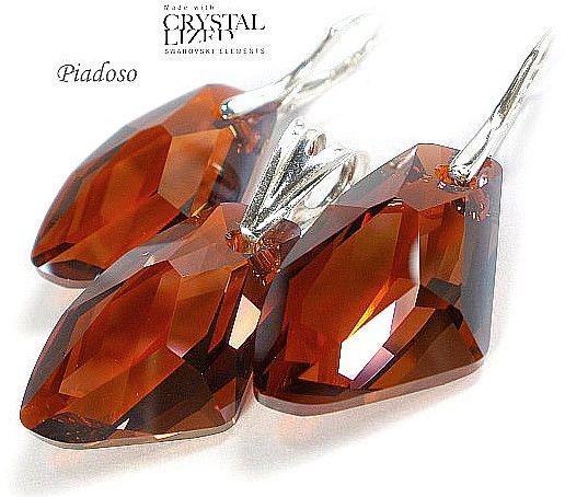 Arande OKAZJA! SWAROVSKI komplet+łańcuszek SREBRO RED 1169655091