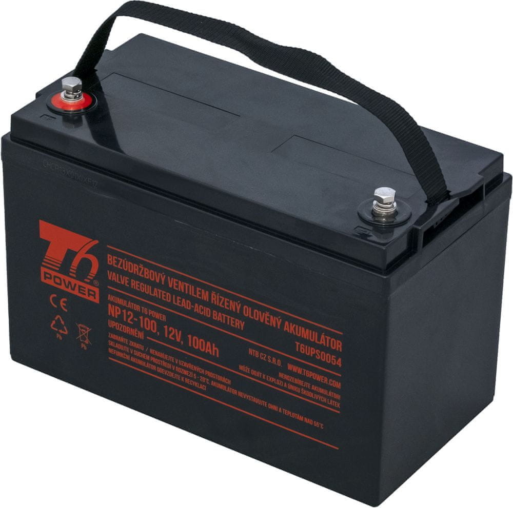 T6 power Akumulator NP12 100 12V 100Ah