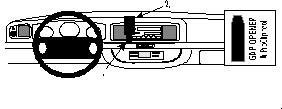 Brodit 852159 Brodit ProClip 852159 Center mount zapewniający Lincoln Town Car 95  97 7320288521596