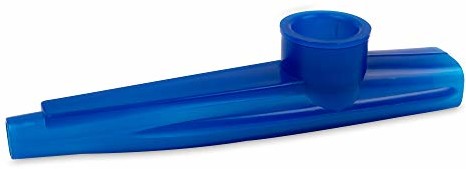 CASCHA CASCHA Kazoo Blue, wykonany z trwałego materiału: plastik, instrument efektowy do radosnego tworzenia muzyki HH 2196