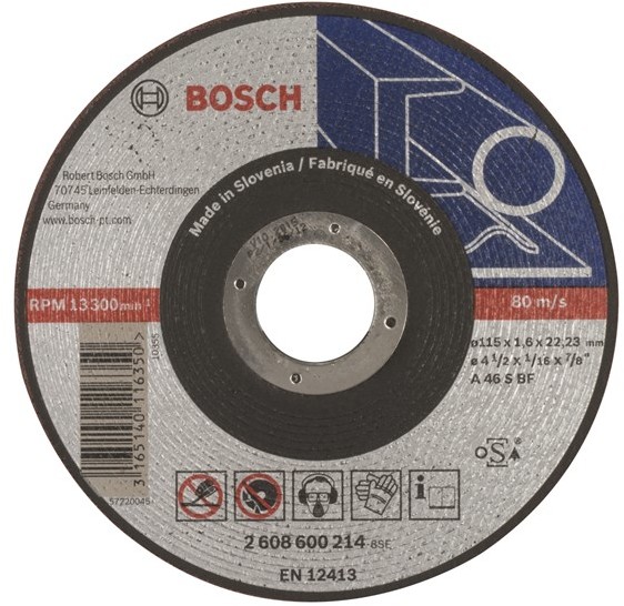Bosch tarcza tnąca prosta Expert for Metal do stali o średnicy 115 mm marki 2608