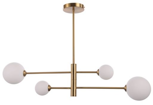 Light Prestige Nowoczesna lampa sufitowa wisząca DORADO 4 miedź LP-002/4P-0