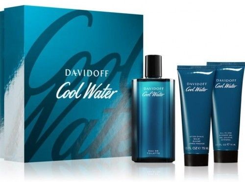 Davidoff Cool Water 125ml woda toaletowa + 75ml żel do kąpieli + 75ml balsam po goleniu 3614229646016