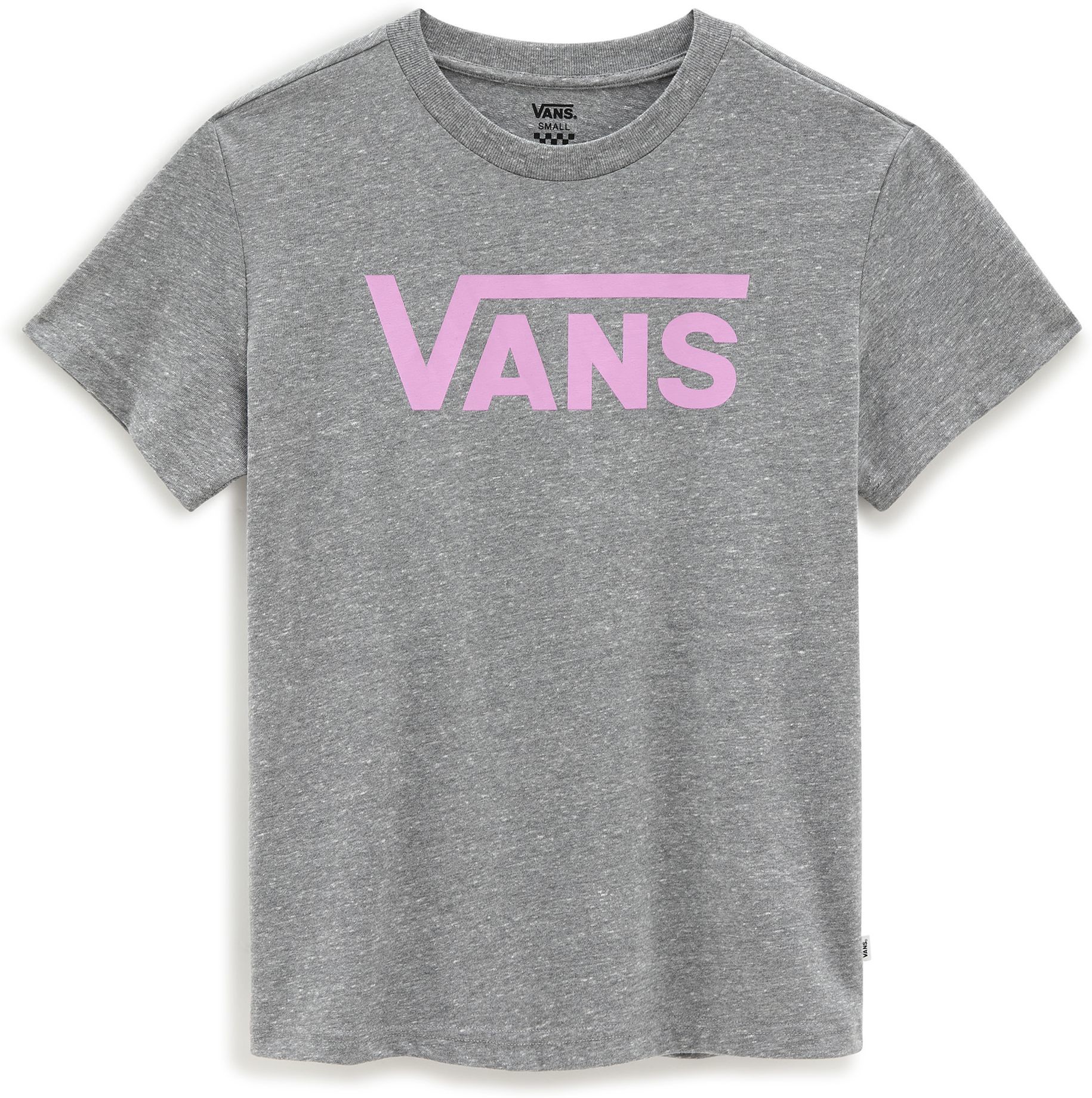 Vans t-shirt damski FLYING V CREW TEE Cement Heather/Orchid