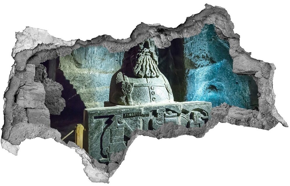 Wallmuralia.pl Fototapeta dziura na ścianę 3d Kopalnia soli