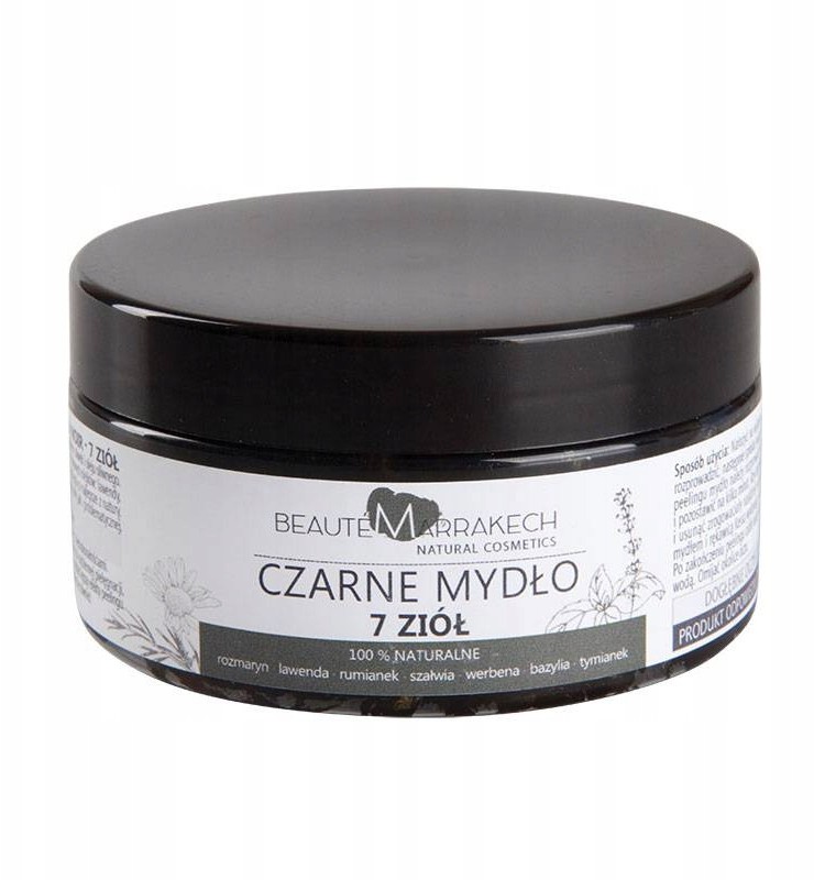 Savon Noir Czarne mydło Naturalne 7 Ziół 300g