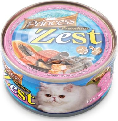 Princess KOT pusz ZEST 170g VANNAM SHRIM KURA TUŃCZYK VAT000359