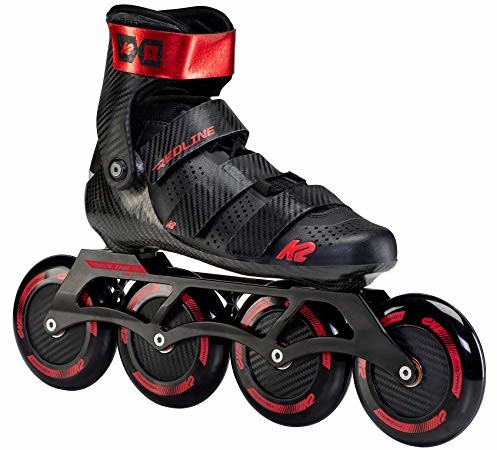 K2 Skate Skate Unisex's REDLINE 110 łyżworolki, czarne_czerwone, 4 UK I210201901