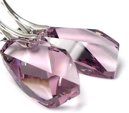 Swarovski kolczyki AVANT-GARDE Certyfikat SREBRO