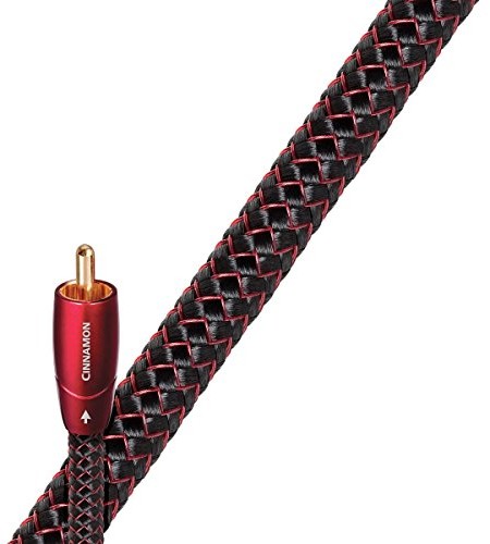 AudioQuest 3 m Coax Cinnamon 3 m Czarny kabel koncentryczny (złoty, 3 m, męski/męski, czarny, 75 omów)