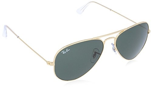 Ray-Ban Okulary przeciwsłoneczne Ray Ban RB3025 Aviator 58 mm, złoto, 55 Rb 3025 W3234